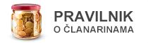 Pravilnik o clanarinama
